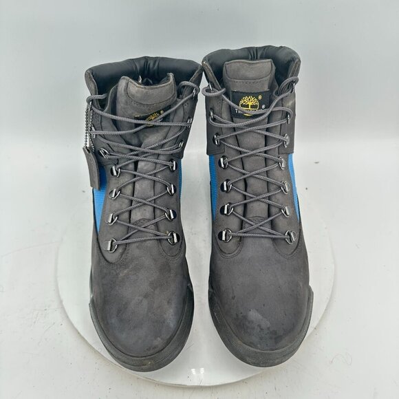 Timberland Men Size 11 A7846 6" Gray Blue Nubuck Waterproof Field Ankle Boot - Picture 3 of 11